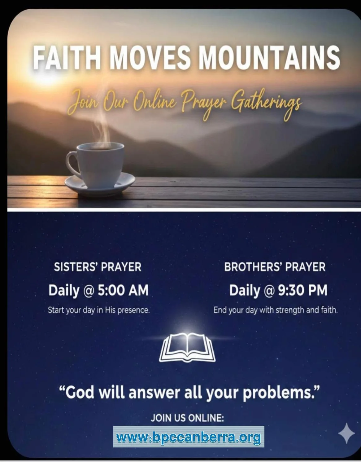 faith moves mountains